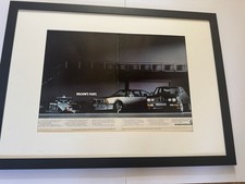 Original Framed Nelson Piquet BMW E28 M535i E24 M635CSi A2 Size Advert Poster