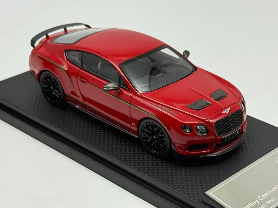 1/43 Casi Real Bentley Continental GT3-R de 2015 Rojo 43402 BO317 Foto 4 de 4
