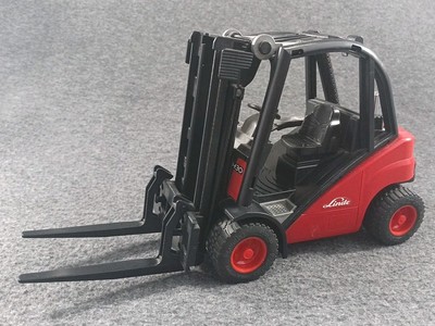 Bruder 1287/01 Linde Forklift H30 2004 Made In Germany Functional