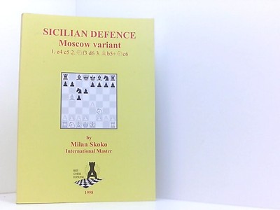 Sicilian Defence. Moscow variant. 1.e4 c5 2. (Springer)f3 d6 3. (Läufer)b5+ (Spr