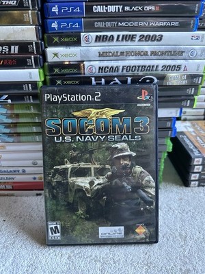 SOCOM 3 US Navy SEALs (Sony PlayStation 2, 2005) Complete CIB Tested