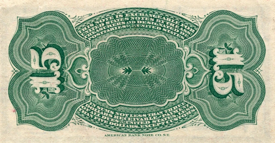 1863 - United States Fractional - 15C Fifteen Cents Note (ii) - Image 2 of 2