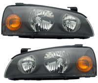 Scheinwerfer Set FüR Hyundai Elantra XD 2003-2006 H1 H7 Halogen Schwarz