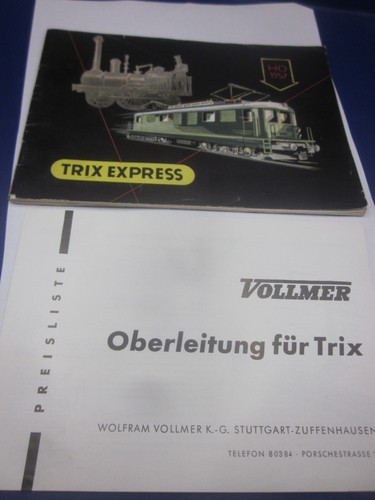 Catálogo 30048 Trix HO 1957 + folleto catenaria lista de precios | Zustand: Sehr gut