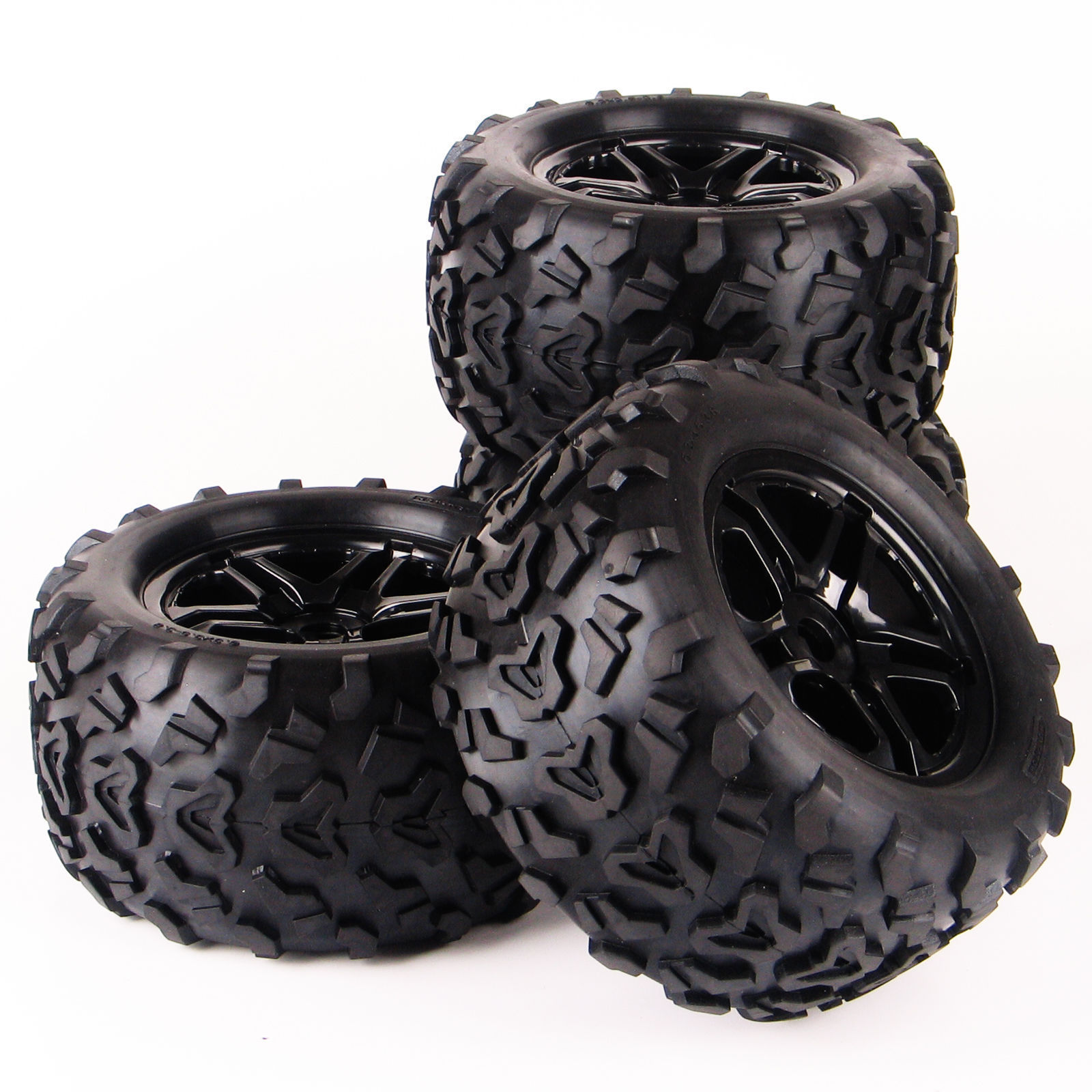 4 PCS 17mm Hex Wheel Rim 1/8 Scale RC Truck Tires Tyre Black | eBay 4 PCS 17mm Hex Wheel Rim 1/8 Scale RC Truck Tires Tyre Black | eBay