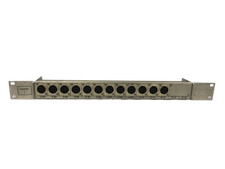 XLR Patchbay 1RU 6 XLR Male 8 XLR Female Neutrik