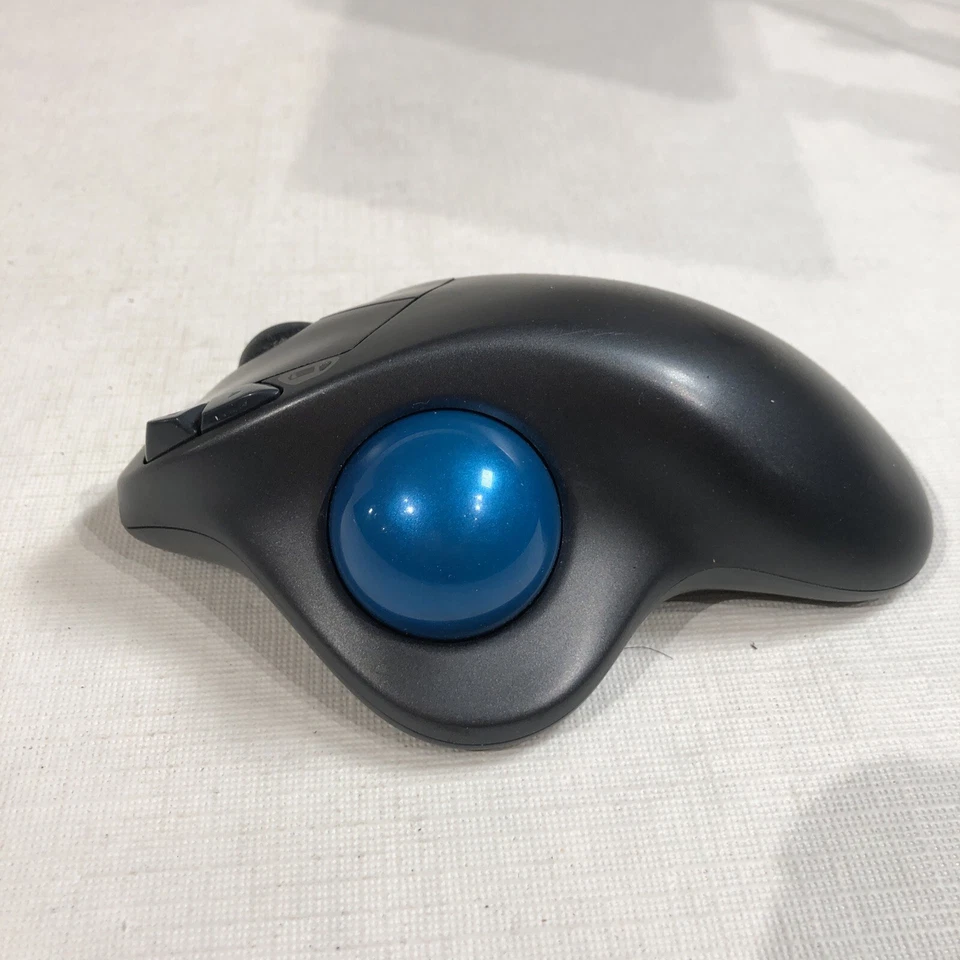 Logitech M570 Ergonomic Mouse, NO Dongle~ Tested Working Wireless Trackball - Image 4 of 4