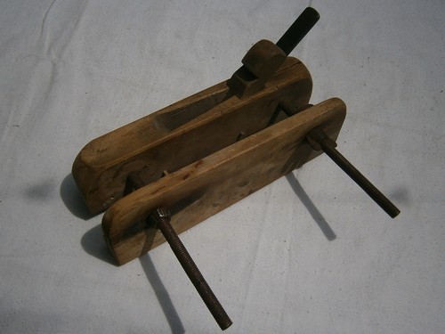 Soviet Hand Plane Adjustable Vtg Russian Wood Working Tool Metal Iron Blade USSR - Picture 4 of 12