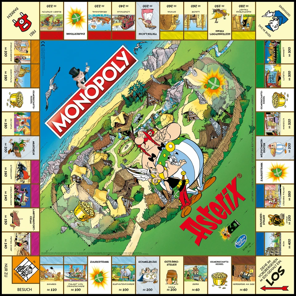 Monopoly Asterix und Obelix limitierte Collector's Edition + Top Trumps Quartett - Bild 4 von 4