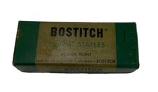 VINTAGE BOSTITCH STAPLERS AND STAPLES SB 19 1/4"
