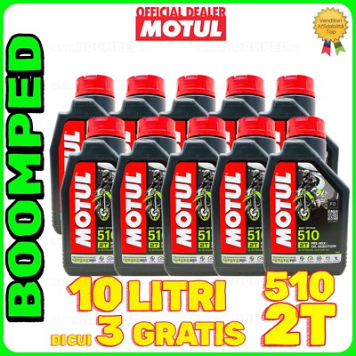 ACEITE MOTUL 510 2T 1 LT - Más Que Motos