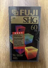 Fuji SHG 60 E-60 PAL/SECAM VHS - Leer & Neu