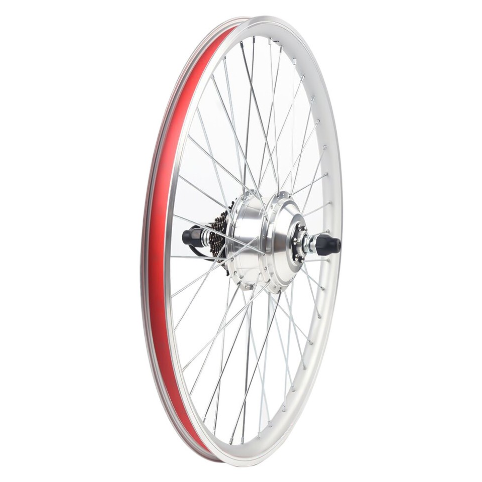 26 Inch 36V 250W Electric Bike Rear Wheel Conversion Kit E-Bike ...