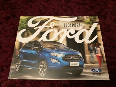 Ford EcoSport Brochure 2019 - UK Issue Sept 2018 - Zetec, Titanium, ST-Line