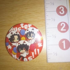 A61774 Hypnosis Mic / Halloween Can badge / Buster Bros !!!