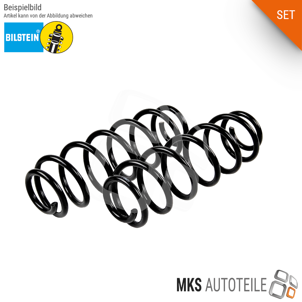 BILSTEIN Fahrwerksfedern Hinten - Originalersatz Für Mercedes C-Klasse & SLK