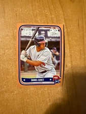 2024 Onyx Vintage Baseball - Daniel Cuvet - Orange Parallel #d /75