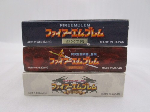 GBA Fire Emblem Seima no kouseki, Fuuin & Rekka no Ken 3Games w/ Box Japan FE - Picture 5 of 15
