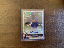 Carlos Rincon Dodgers Prospect 2018 Bowman Chrome 1st Auto ATOMIC 50/100