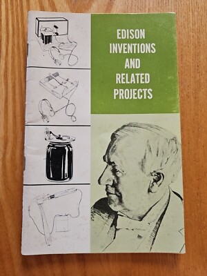 Edison Inventions and Related Projects Paperback by Robert F Schultz 1st Ed 1968