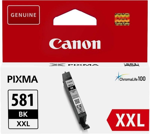Original Canon Cli-581Bk Xxl Cli 581BK Tinte Pixma Tintenpatrone Schwarz-image