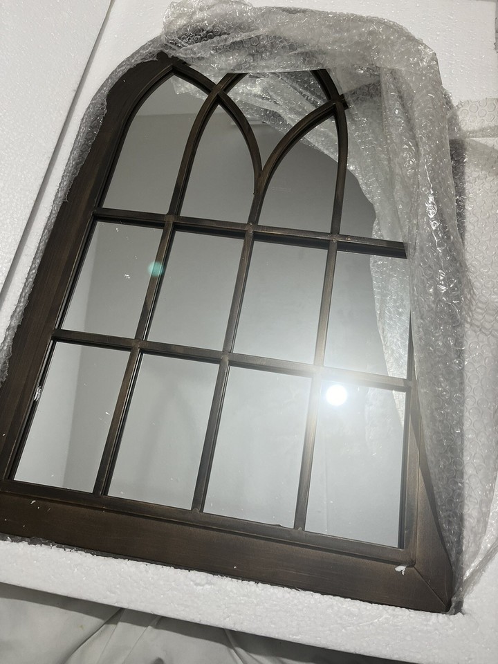 Window Style 76cm Mirror Living Room Decoration Hallway Home Panel Wall