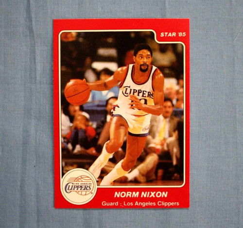 Norm Nixon #20 1984 Star card