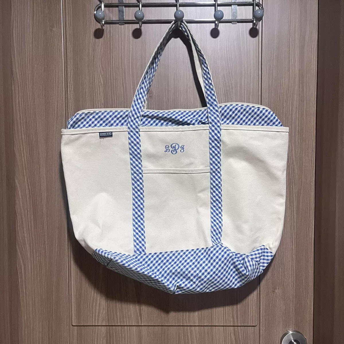 Large Boat Tote with Zipper