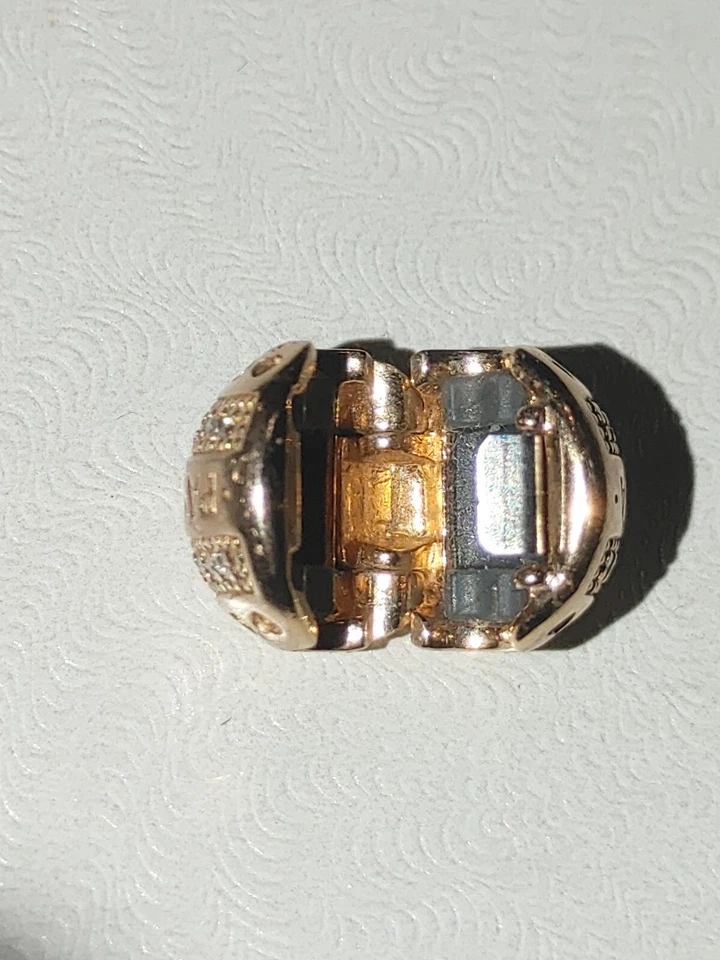 ʕ·ᴥ·ʔ Retired Authentic Pandora Shine Round Logo Clip - 767433CZ - Image 3 of 4