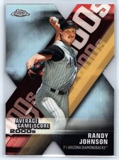 2020 Topps Chrome Die-Cut 2000's Insert #DOD-9 Randy Johnson Diamondbacks