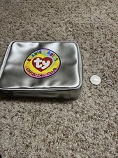 Vintage TY Official Club Beanie Babies Bag Plush Protector With Coin