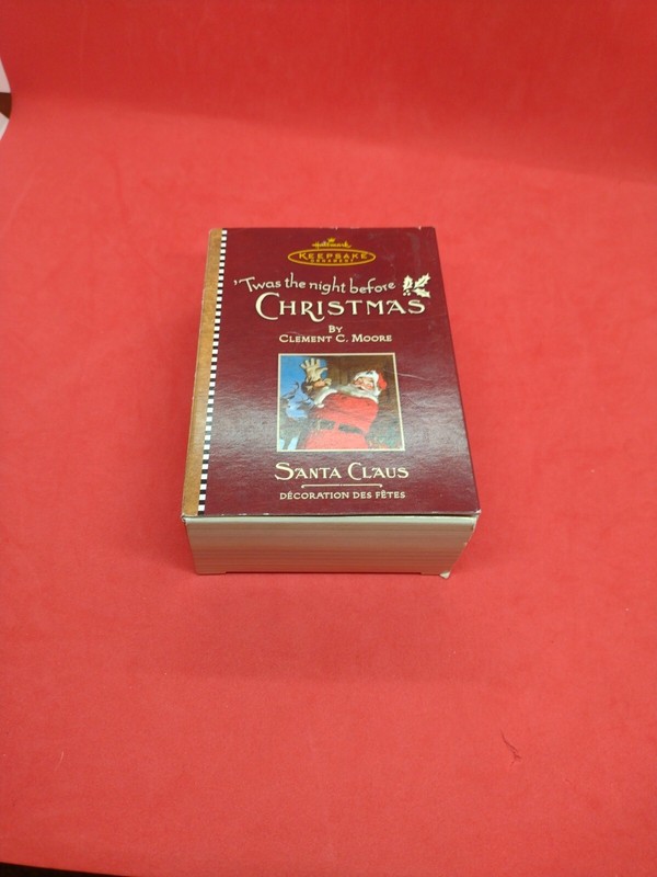 Hallmark Keepsake Christmas Ornament Santa Claus Twas The Night Before