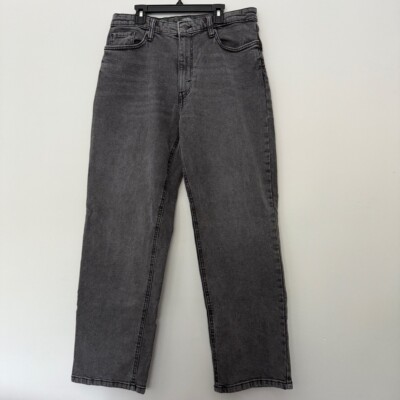 Target Wild Fable Grey 90s Relaxed Straight Jeans SIZE 10