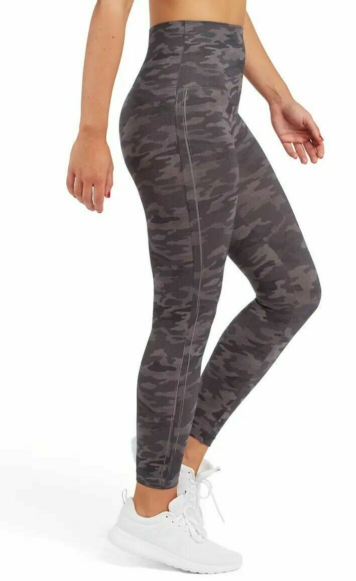 Printed Leggings Spanx Exercise Leggings Athletic Wear Spanx
