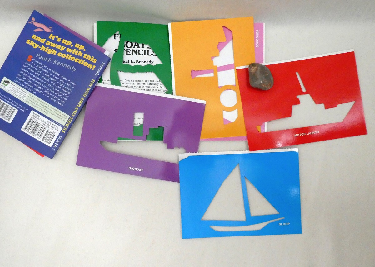 匿名 STENCIL BOOKS FOR CHILD PLAY ART, WOOD/WALL DECOR, TRANSPORTATION