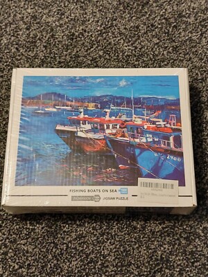  1000 Teile Puzzle. Fischerboote auf See 