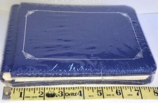 Creative Memories Blue w Silver Trim Album 5x7 with pages NEW