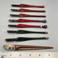 8 Vintage Glass Scoring Cutters - Red Devil, Fletcher, Craftsman Carbide USA Lot