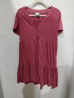 NWOT Women's Knox Rose Pink Short Sleeved Summer Dress, Size Medium, #U53 |  eBay