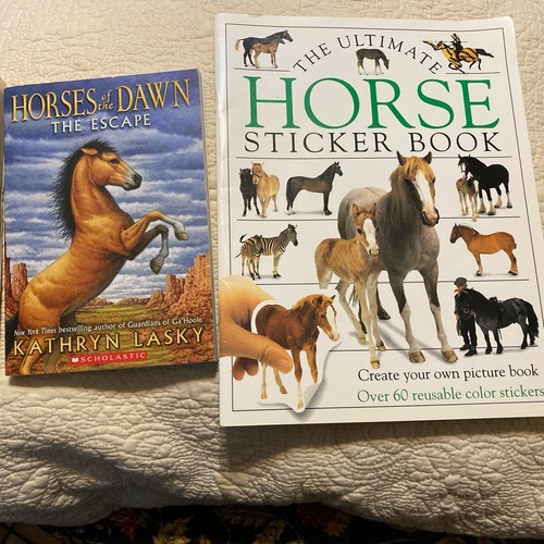 Lot of 3 Horse Books For Girls + Ultimate Horse Sticker Book Soft Cover - Picture 2 of 2