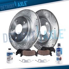 12.99'' REAR Drilled Brake Rotors Pads Kit for 2011-2020 Durango Grand Cherokee