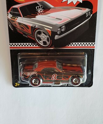 2015 “HOT WHEELS RLC DODGE CHALLENGER FUNNY CAR #3, MINT CARD WITH
