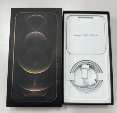 Original Apple iPhone 12 Pro Max Gold Verpackung 128GB Leerbox Karton