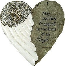 Carson, Beadworks Garden Stone "Arms of an Angel",Pebbles, Stones  Step Stones