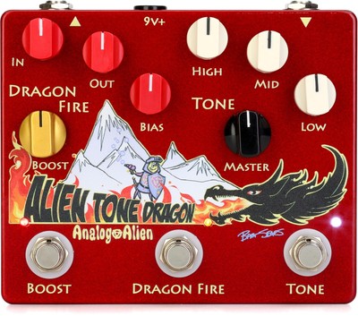 Analog Alien Alien Tone Dragon Boost / Overdrive / EQ Pedal