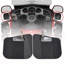 Black Hand Guard Air Wing Deflector Windshield For Honda Goldwing 1800 2001-16