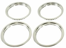 Oer 15 Stainless 1-12 Deep Rally Wheel Trim Ring Set For Oe Chevy Wheels