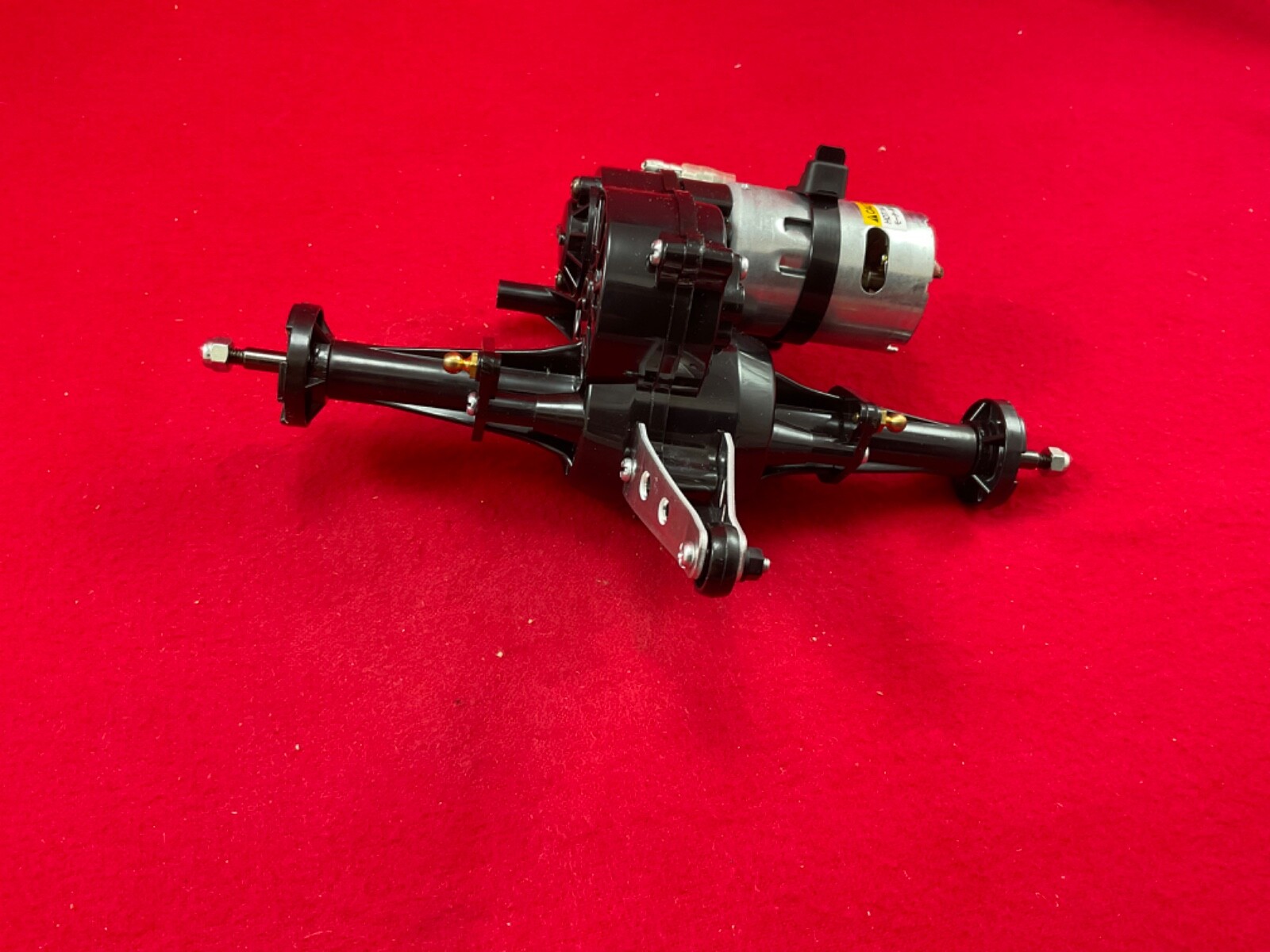 TAMIYA LUNCHBOX XSA GEARBOX TRANSMISSION + wheelie bar fully assembled
