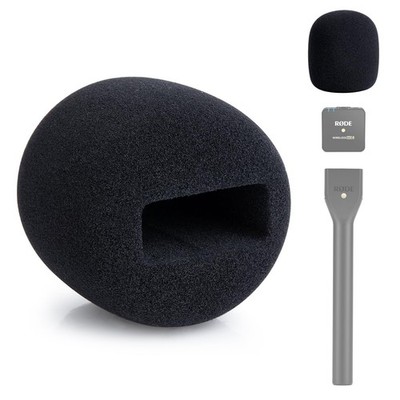 Microphone Cover Foam Compatible with Rode Wireless Go II/PRO Suitable for In...