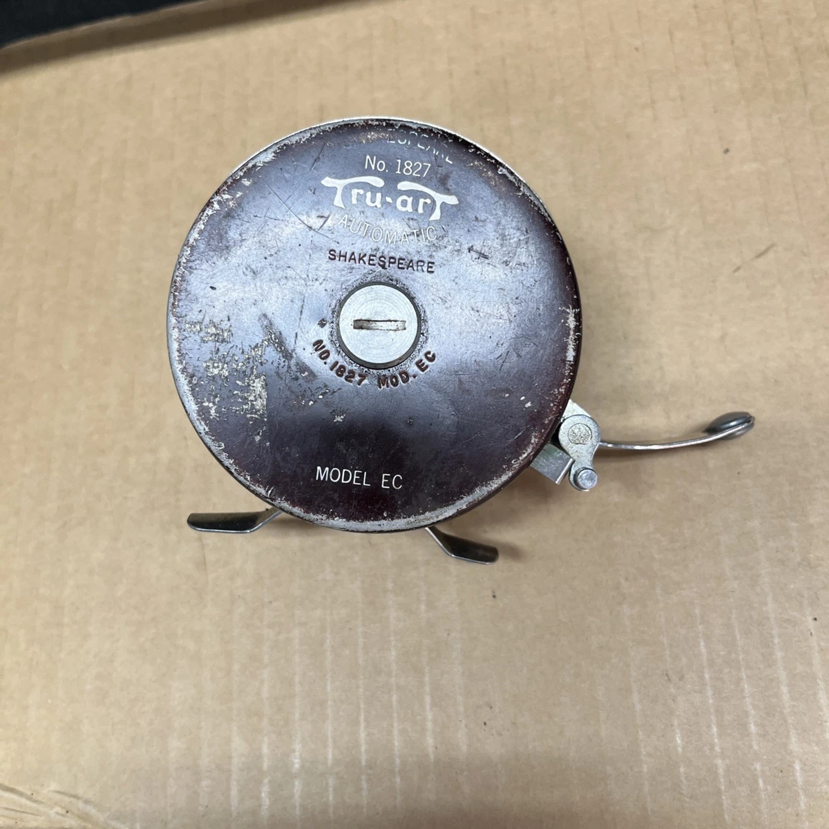 Vieux Moulinet Pêche Shakespeare 1973 Modèle Sportscast GE Vert - Vintage USA
